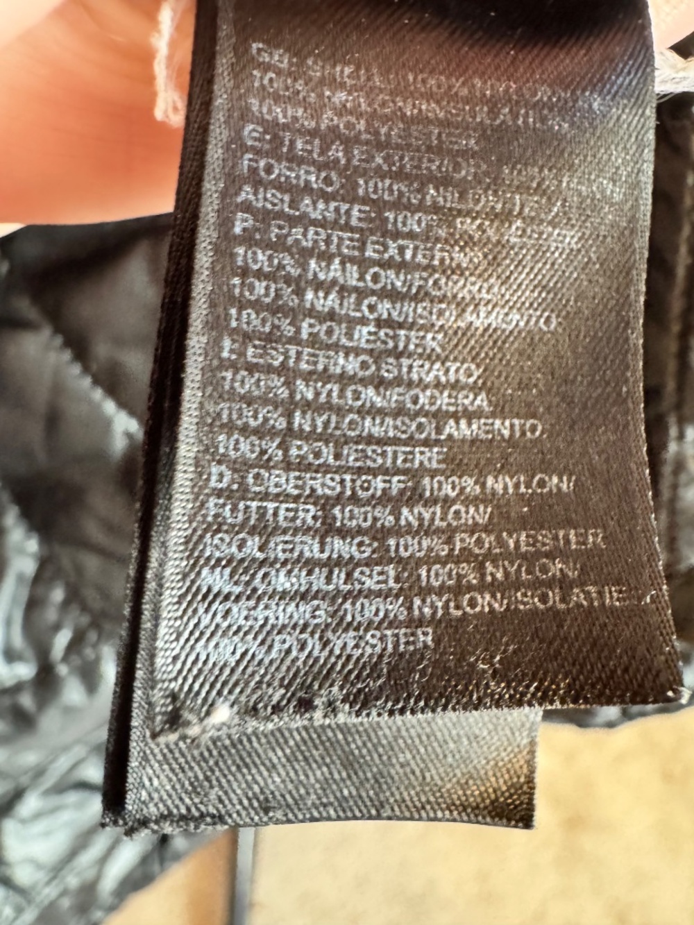 The North Face black quilted Thermoball jacket Large - Picture 5 of 5